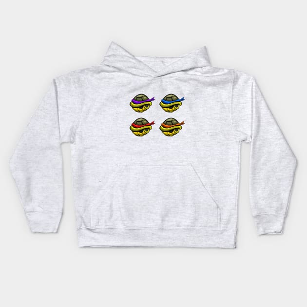 Ninja Turtles Kids Hoodie by By-Berto